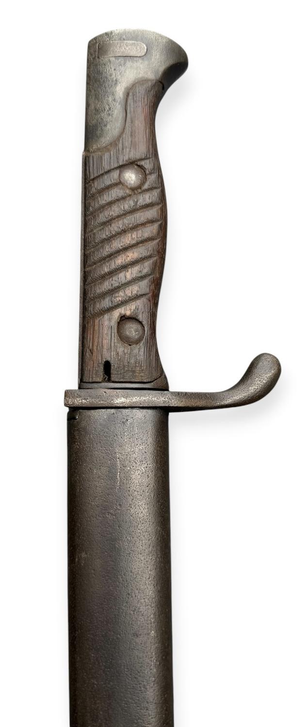 German WW1 Imperial shortened Sawback Butcher Knife Bayonet