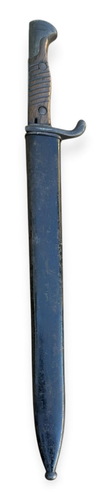 German WW1 Imperial Sawback Butcher Knife Bayonet