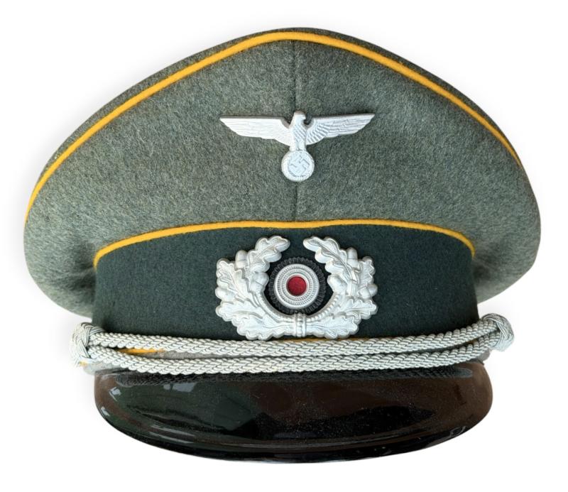 Wehrmacht Cavalry Officers Schirrmutze (Visor Cap)