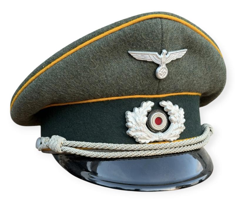Wehrmacht Cavalry Officers Schirrmutze (Visor Cap)