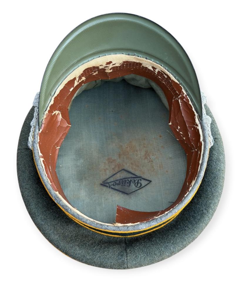 Wehrmacht Cavalry Officers Schirrmutze (Visor Cap)