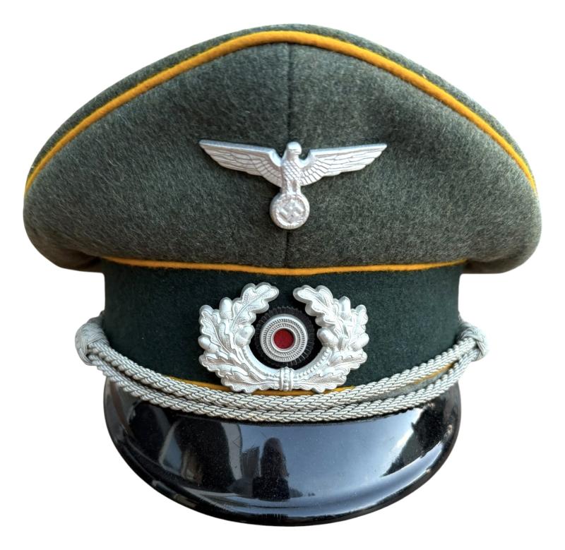 Wehrmacht Cavalry Officers Schirrmutze (Visor Cap)