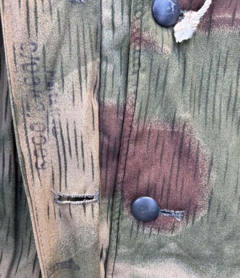 Wehrmacht/Luftwaffe reversable Water-Tan camo Parka