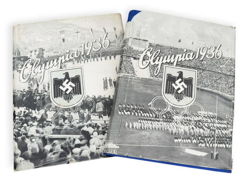 2 Third Reich Cigarette Pictures Albums 16th Olympic Games in Berlin