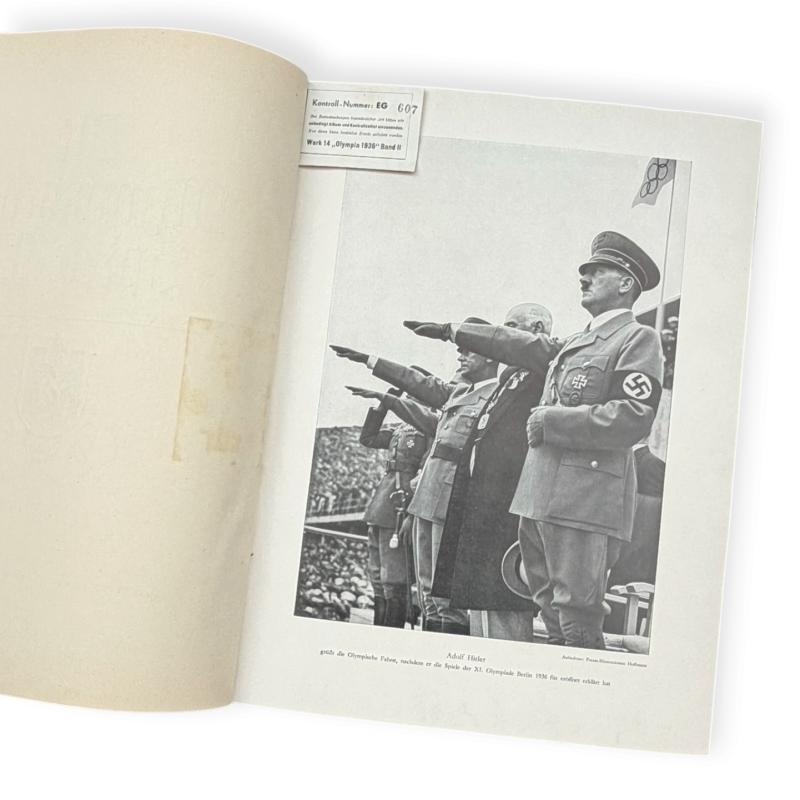 2 Third Reich Cigarette Pictures Albums 16th Olympic Games in Berlin