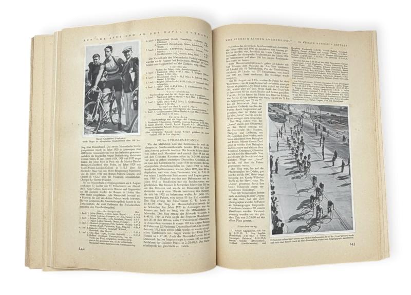 2 Third Reich Cigarette Pictures Albums 16th Olympic Games in Berlin