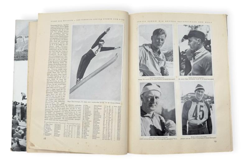 2 Third Reich Cigarette Pictures Albums 16th Olympic Games in Berlin