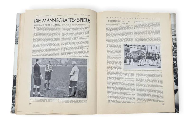 2 Third Reich Cigarette Pictures Albums 16th Olympic Games in Berlin
