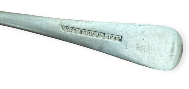 WW2 British Army Officers Royal Cypher Of King George VI Marked Fork.