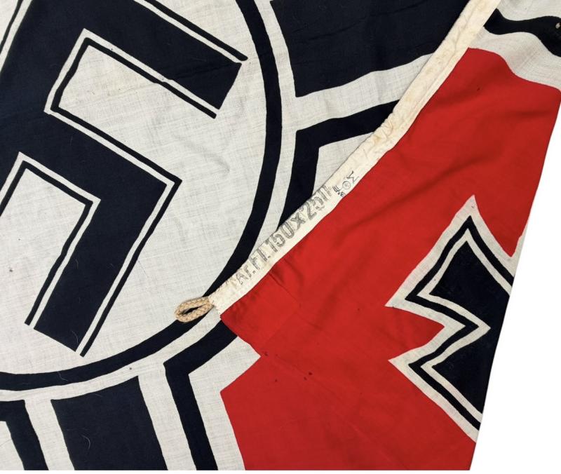 Kriegsmarine marked Reichs Kriegsfahne